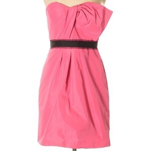 NWT BCBGMaxAzria Pink & Black Cocktail Dress 8